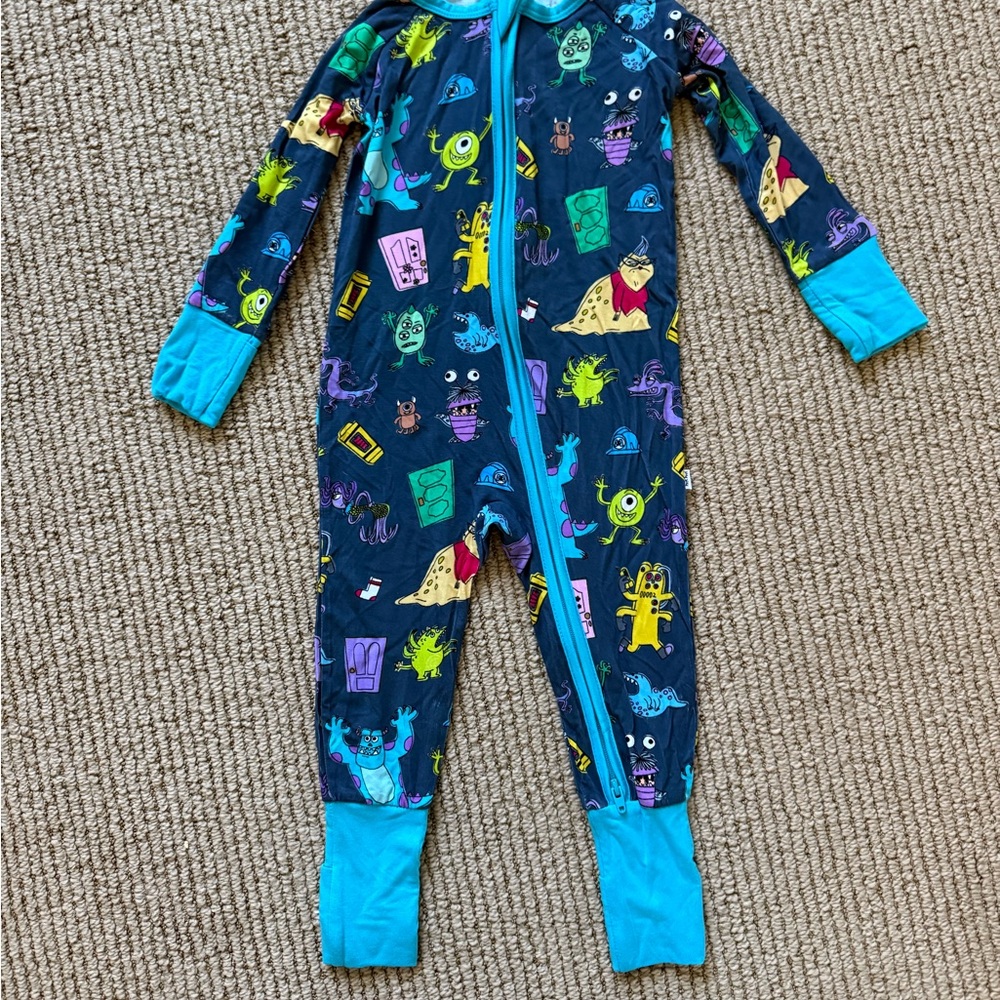 Little Sleepies Disney Monsters Inc 6-12 Months NWOT